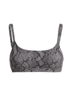 Nylon blend scoop bralette