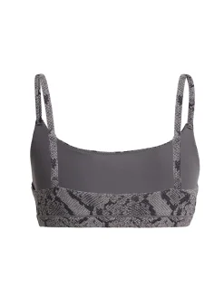 Nylon blend scoop bralette