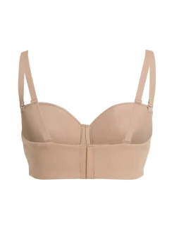 Nylon blend strapless bra