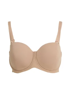 Nylon blend strapless bra