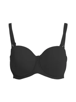 Nylon blend strapless bra