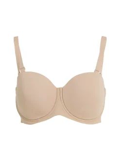 Nylon blend strapless bra