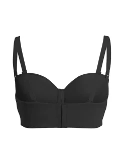 Nylon blend strapless bra