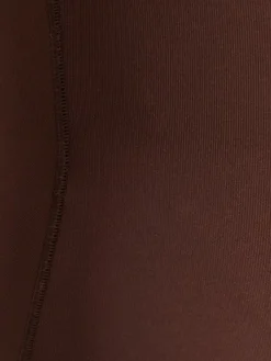 Nylon blend thong bodysuit