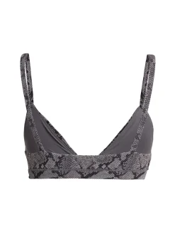 Nylon blend triangle bralette