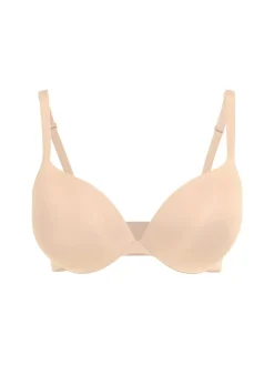 Nylon push-up plunge bra