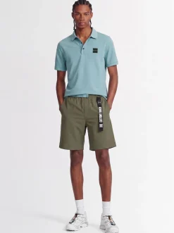 Nyx nylon blend polo shirt
