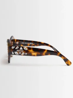 Occhiali da sole cat-eye in acetato