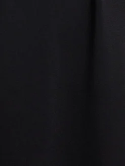 Open back viscose dress