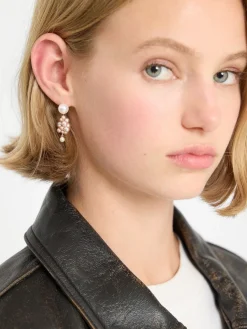 Orecchini Botticelli in oro 14kt con perla