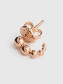 Orecchino singolo Bollicine in oro rosa 9kt