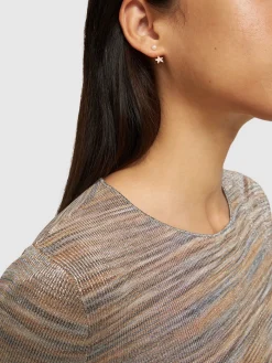 Orecchino singolo Stellina in oro rosa 9kt
