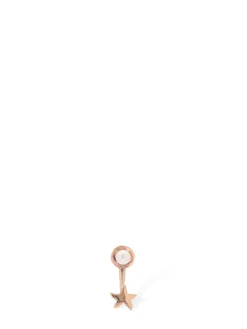 Orecchino singolo Stellina in oro rosa 9kt