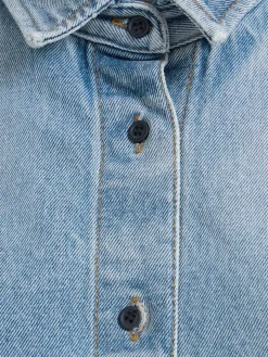 Overshirt Luce in denim stonewash