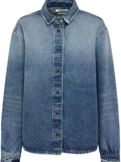 Overshirt Luce in denim stonewash