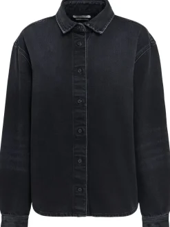 Overshirt Luce in denim stonewash