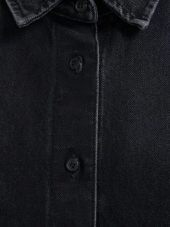 Overshirt Luce in denim stonewash
