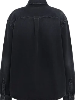 Overshirt Luce in denim stonewash