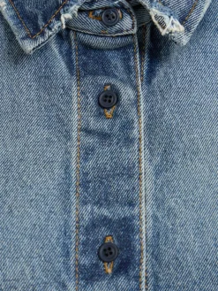 Overshirt Luce in denim stonewash