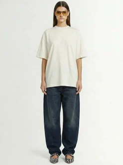 Oversized cotton short sleeve t-shirt