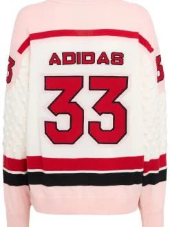 Oversize knit jersey sports top
