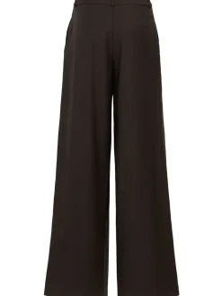 Oversize wide-leg suit pants