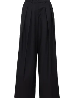 Oversize wide-leg suit pants