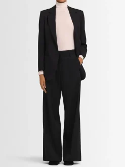 Pantaloni Amira in twill di lana