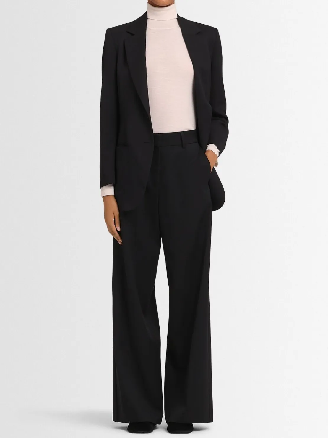 Pantaloni Amira in twill di lana
