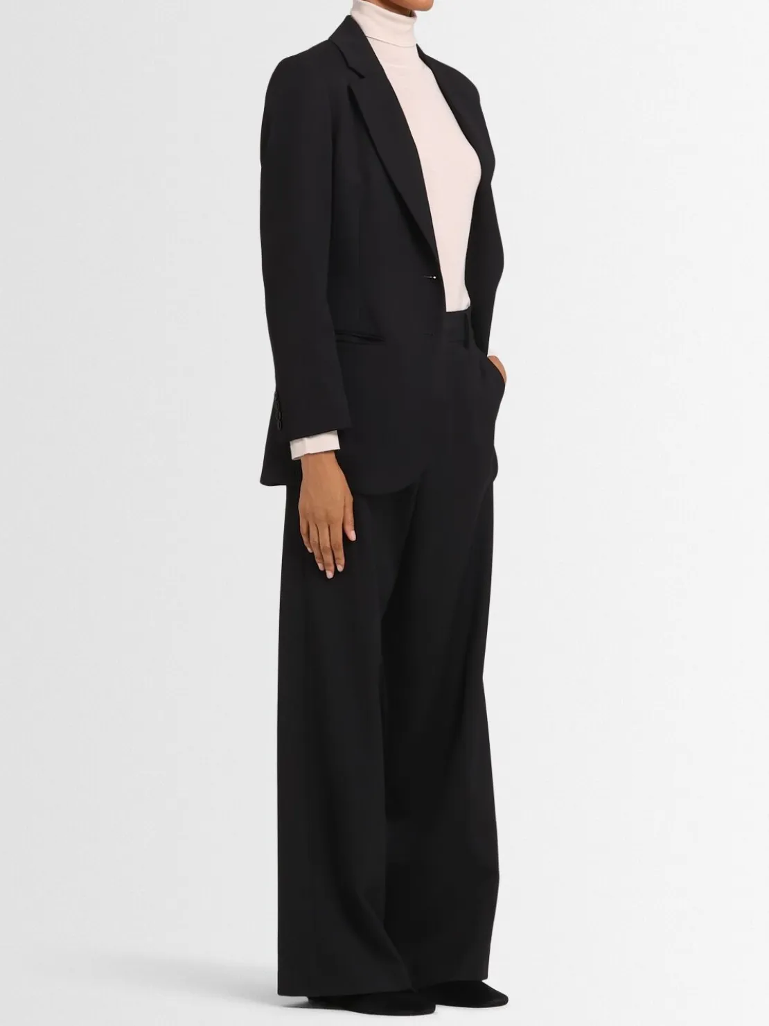 Pantaloni Amira in twill di lana