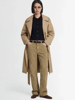 Pantaloni ampi a coste