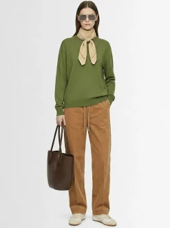 Pantaloni ampi Aurora in millerighe