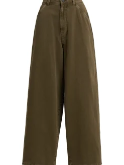 Pantaloni ampi in cotone