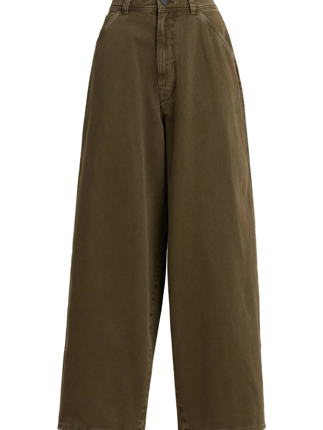 Pantaloni ampi in cotone