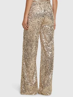 Pantaloni ampi Nolan con paillettes