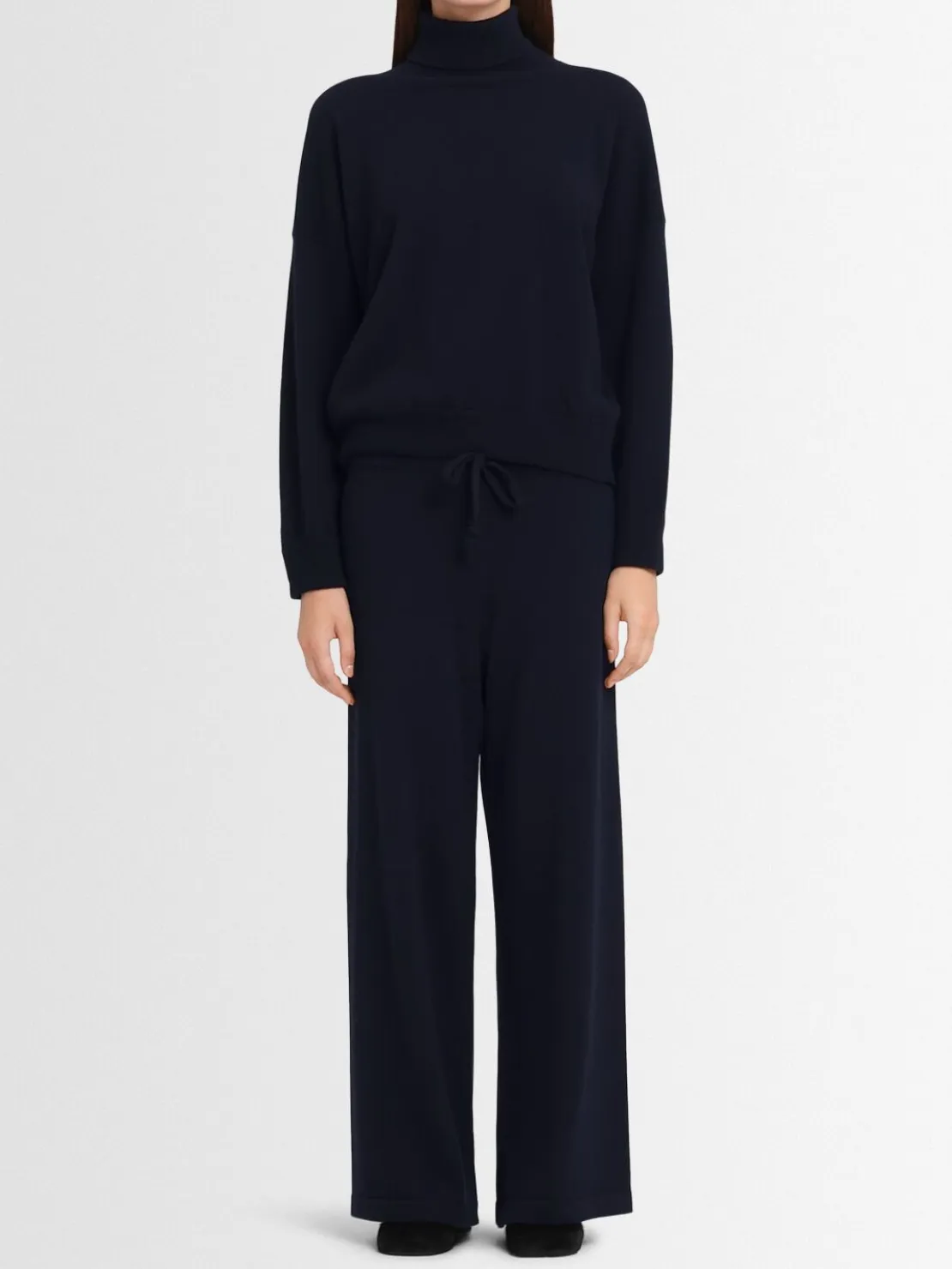 Pantaloni Aurora in maglia di lana