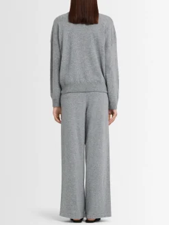 Pantaloni Aurora in maglia di lana