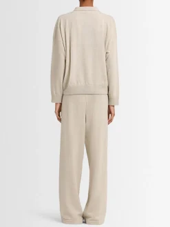 Pantaloni Aurora in maglia di lana