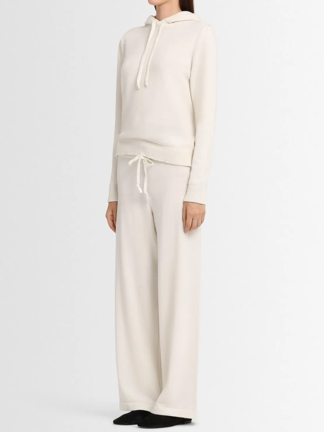 Pantaloni Aurora in maglia di lana