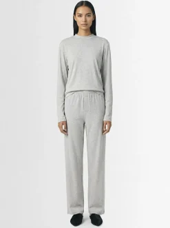 Pantaloni boyfriend in misto cotone