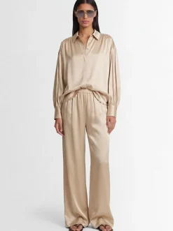 Pantaloni Cabello in raso