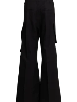 Pantaloni Cargobelas in lana con zip