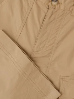 Pantaloni cargo in gabardina di misto cotone
