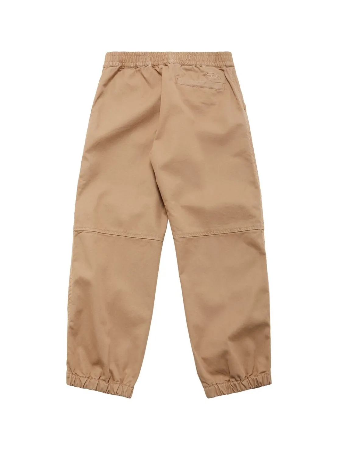 Pantaloni cargo in gabardina di cotone