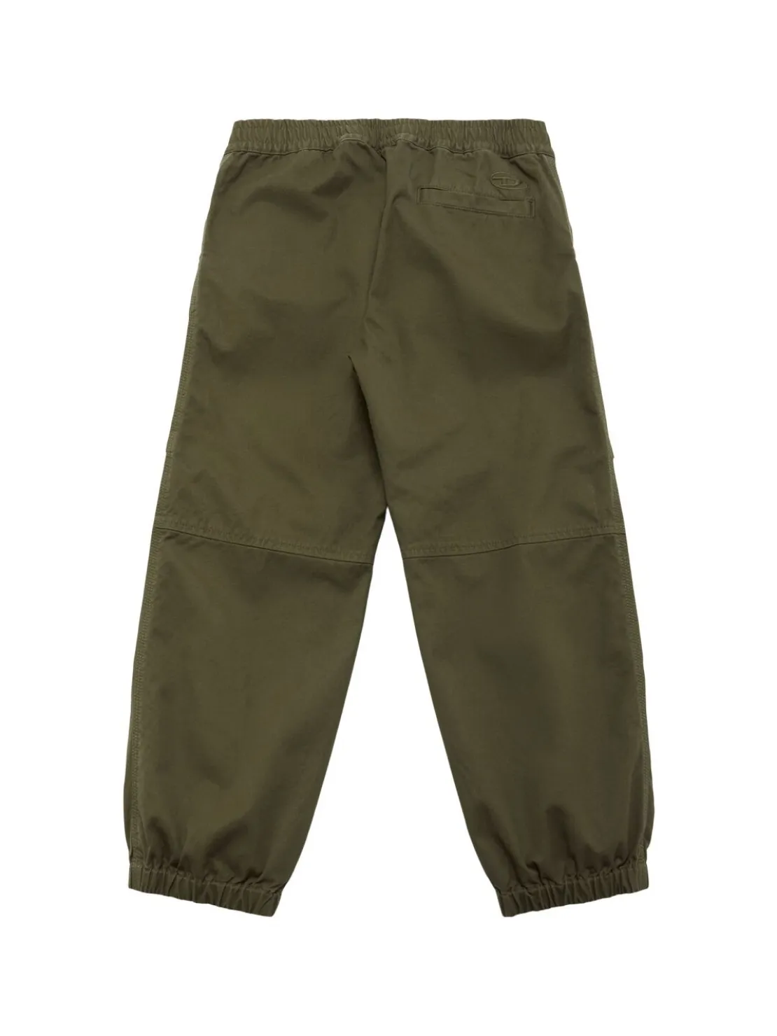 Pantaloni cargo in gabardina di cotone