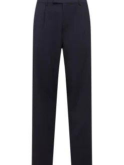 Pantaloni chino ampi in twill di lana