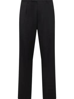 Pantaloni chino ampi in twill di lana
