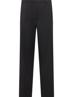 Pantaloni chino ampi in twill di lana