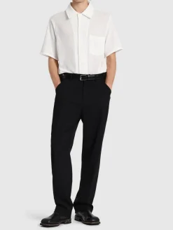 Pantaloni chino in lana