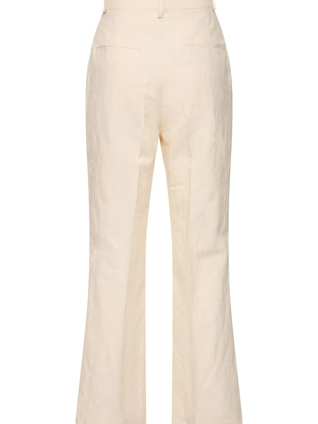 Pantaloni cropped Credo in lino e cotone